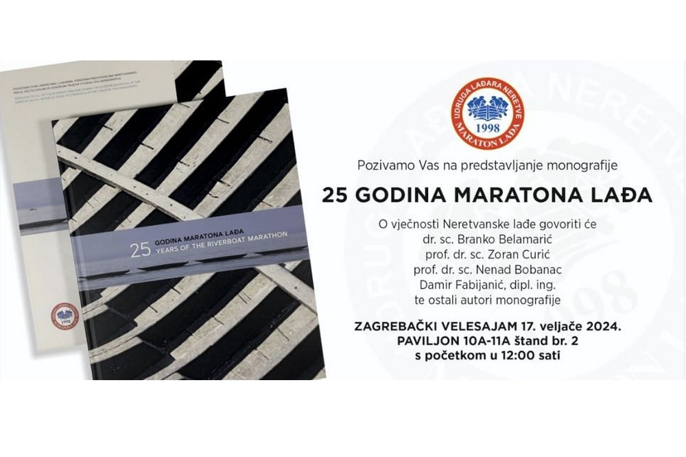 Predstavljanje monografije 25 godina Maratona lađa u Zagrebu
